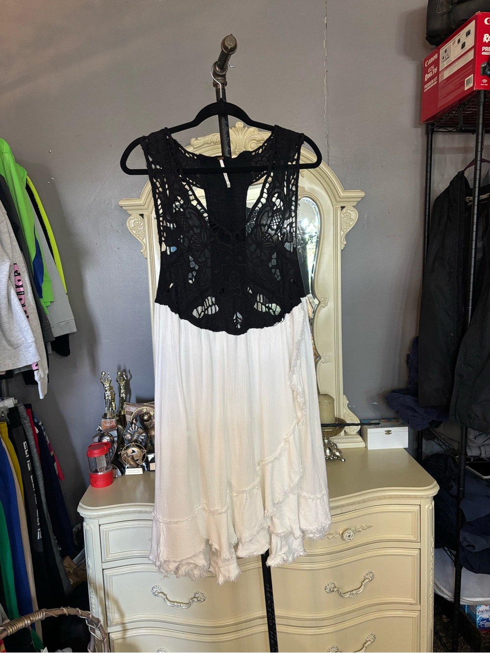 Free People "Kissed By The Waves" Mini Dress